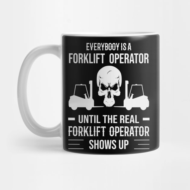 Funny Forklift Operator Saying Warehouse by Visual Vibes